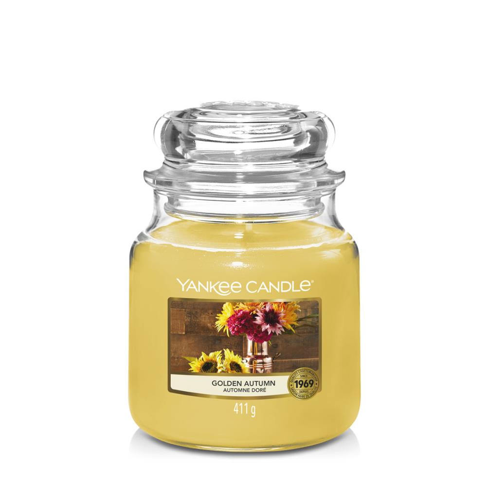 Yankee Candle Golden Autumn Medium Jar £12.41